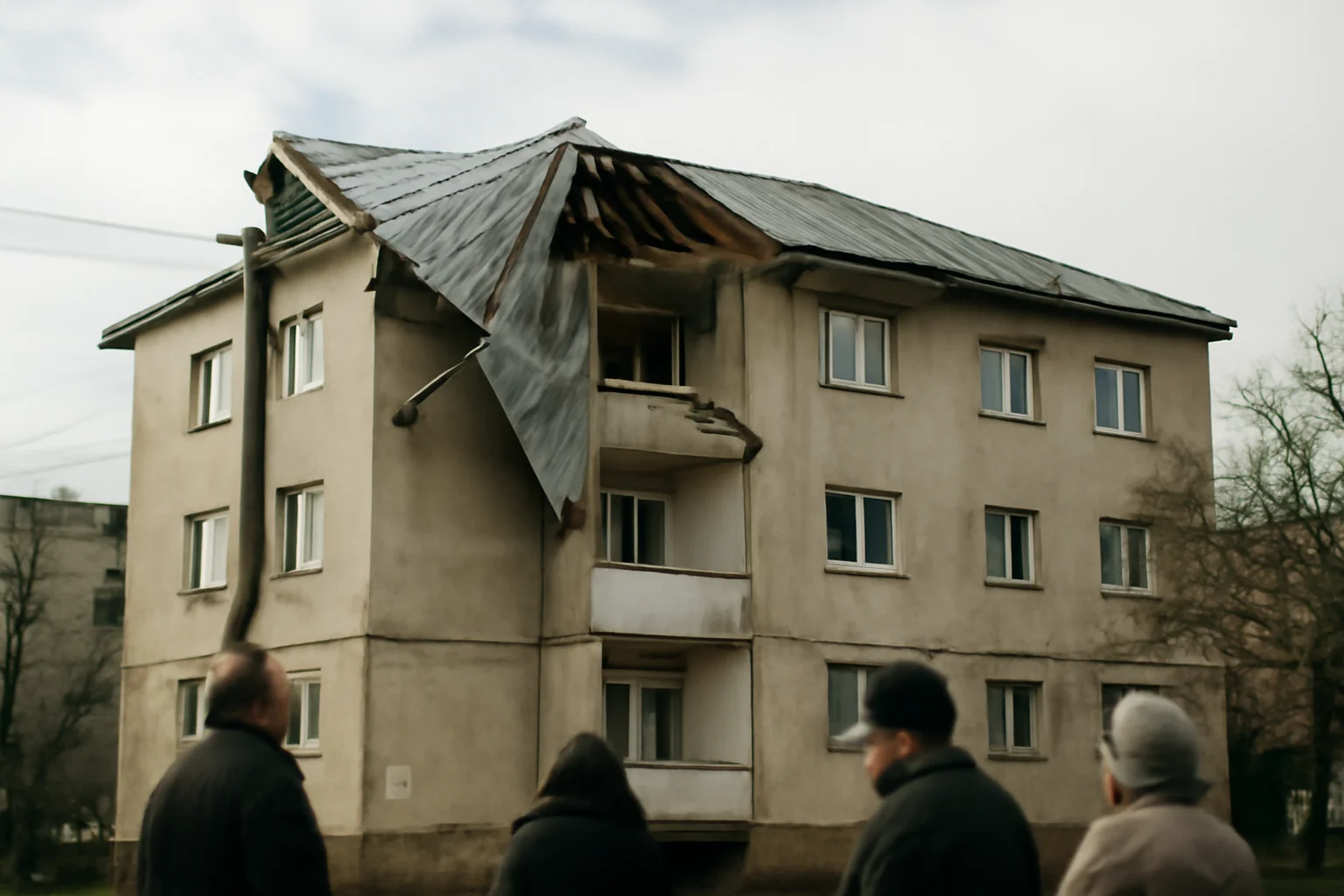 Acoperiș deteriorat de vânt la Tomești, Iași: intervenție ISU și fără victime raportate