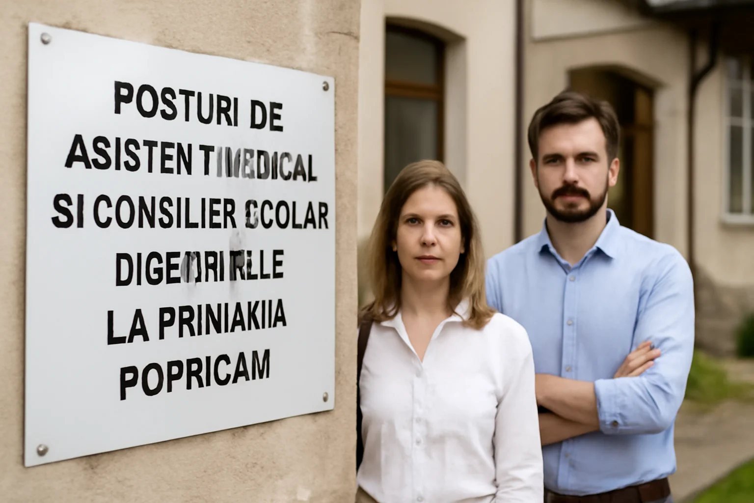 asistent medical și consilier școlar la Primăria Popricani