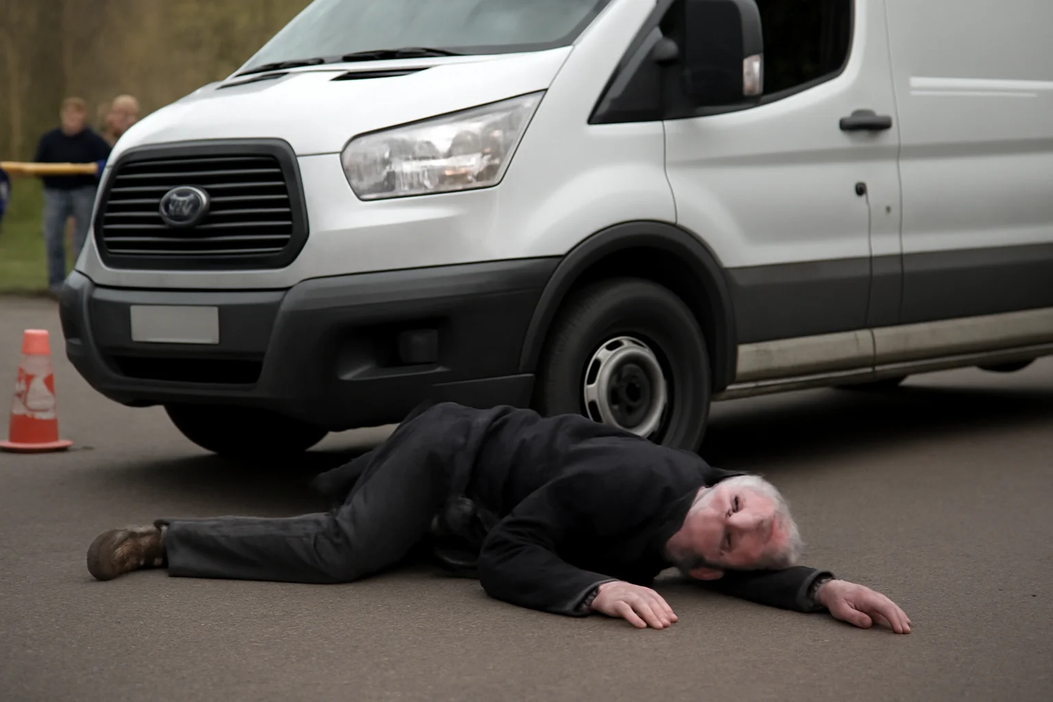 Bărbat de 75 de ani, strivit sub autoutilitară, tragedie teribilă