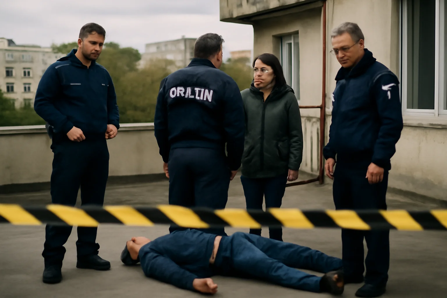 Bărbat descoperit decedat pe terasa unui bloc