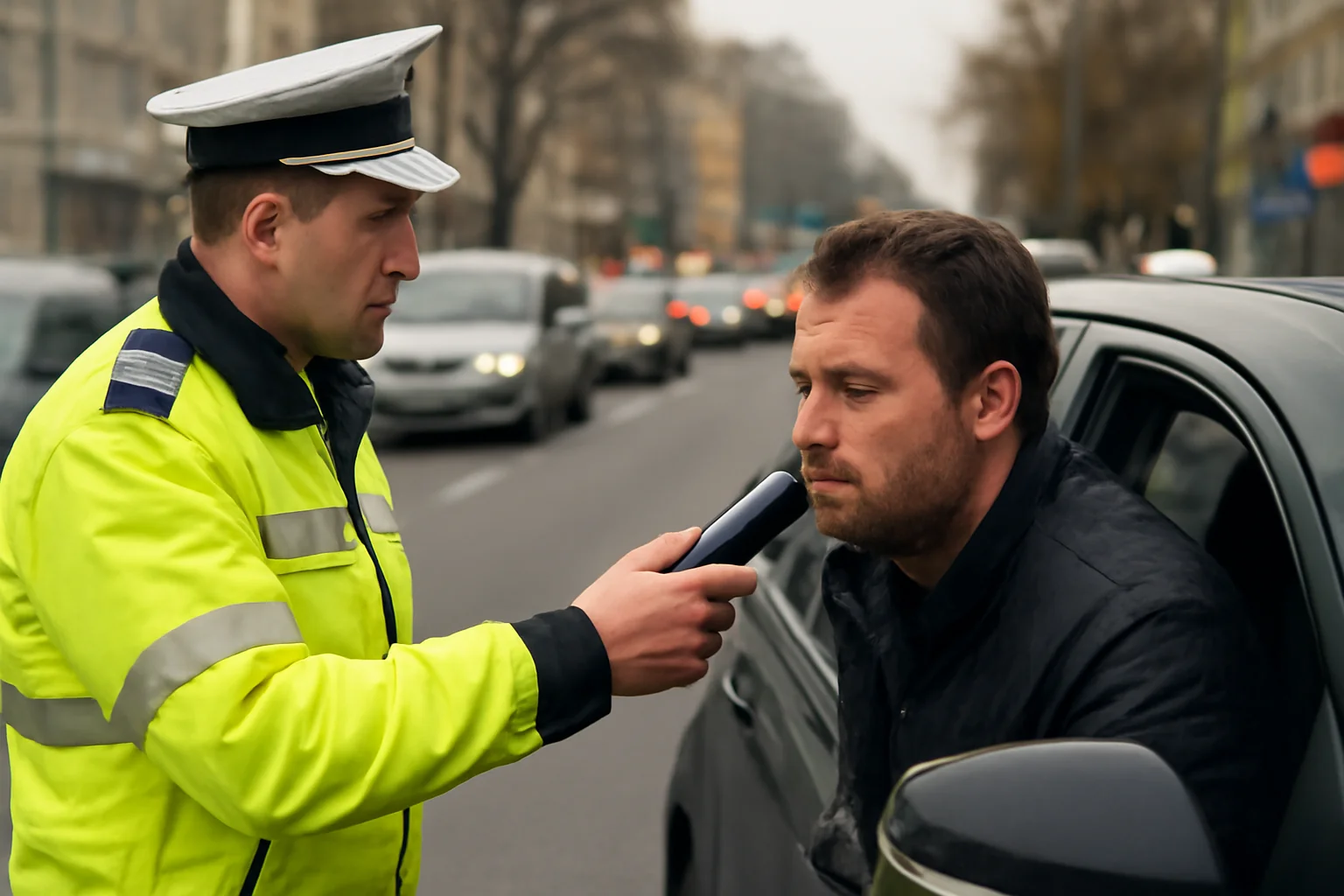 Conducător auto din Iași depistat băut la volan pe o arteră intens circulată din oraș