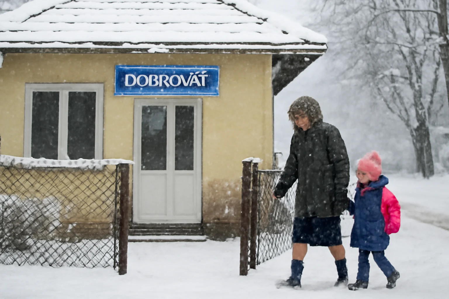 Cursuri oprite temporar la Dobrovăț, județul Iași, din cauza ninsorilor abundente