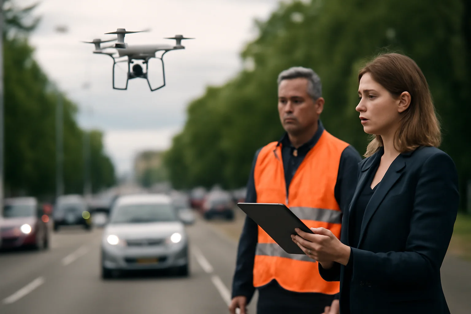 Iași testează monitorizarea traficului cu drone și inteligență artificială într-un proiect pilot
