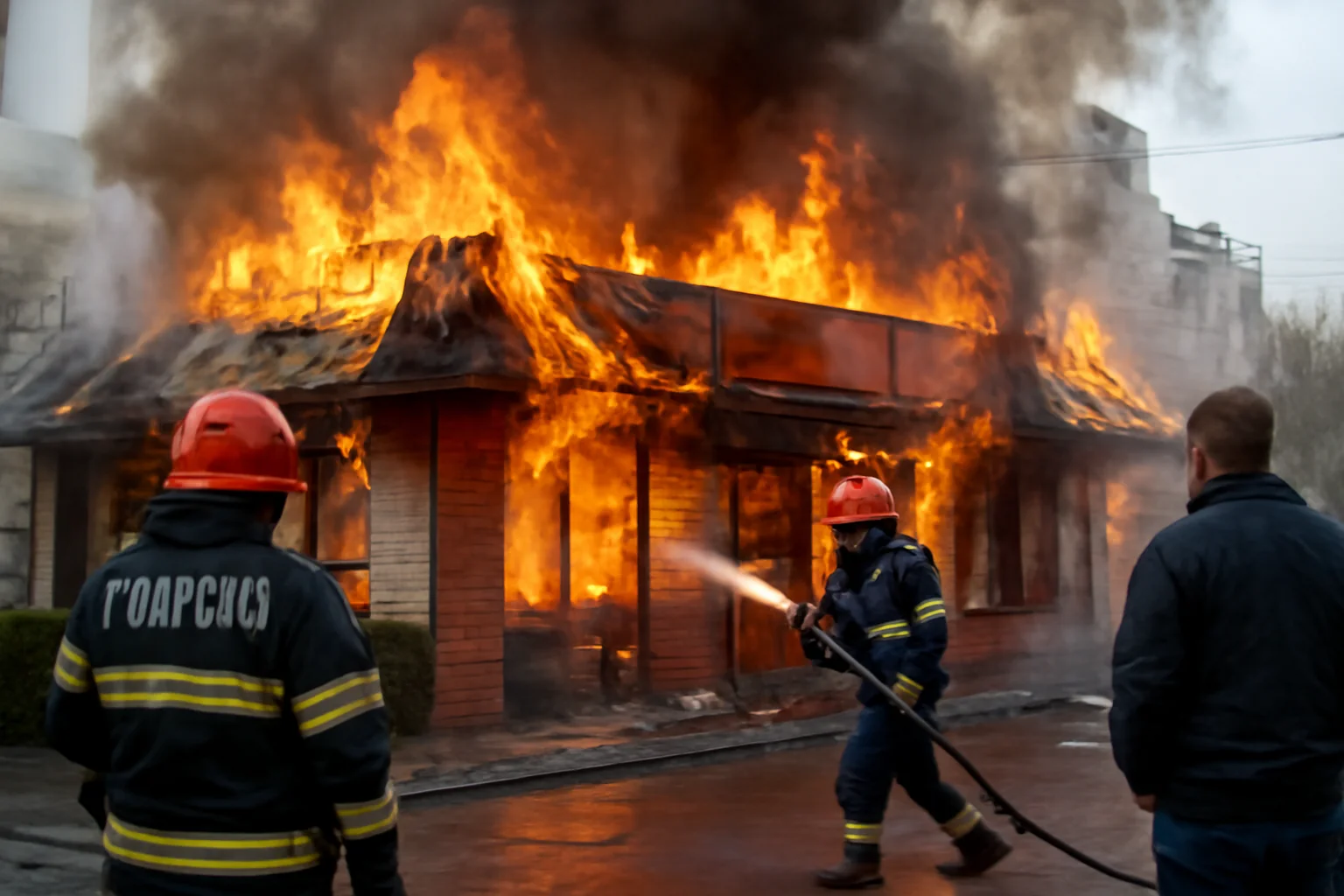 Incendiu dramatic la fast-food în Iași în această dimineață