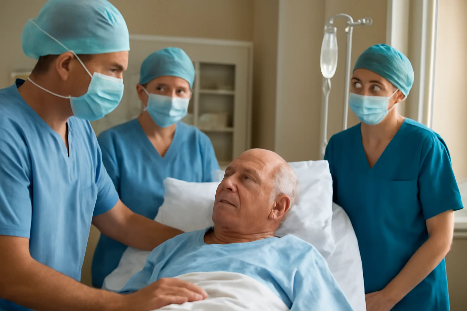 medicii îndepărtează cu succes o tumoră mare la un pacient de 72 de ani