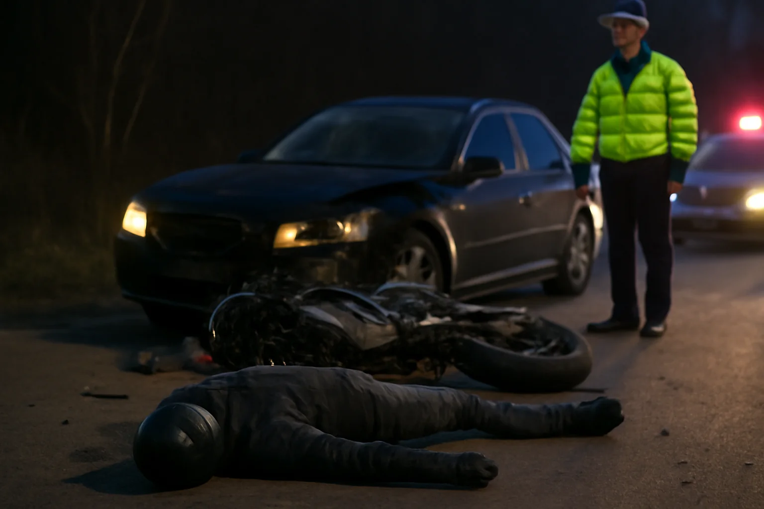 Motociclist fără permis mort într-un accident de Crăciun pe o șosea din județul Iași