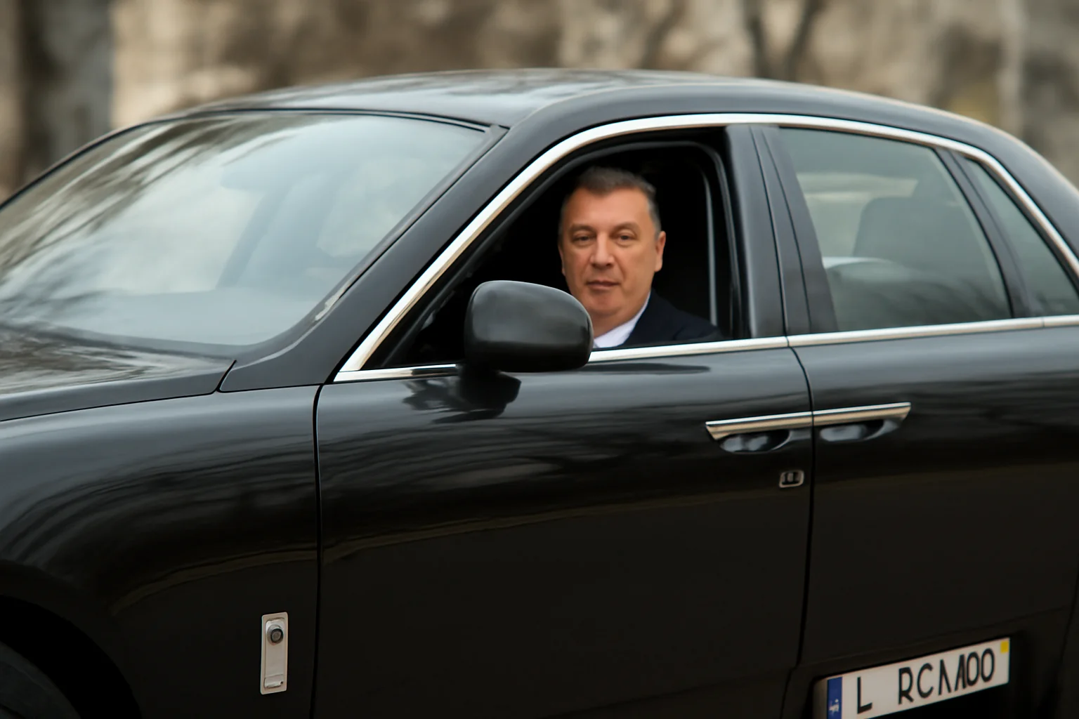Om de afaceri din Iași, condamnat la închisoare după ce a fost prins cu un Rolls-Royce Phantom cu numere false