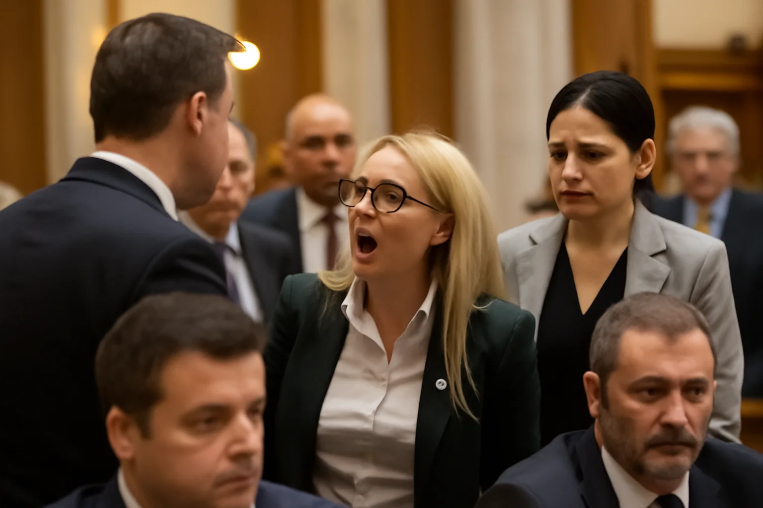 Parlamentară de extremă dreapta provoacă tensiuni – GALERIE FOTO