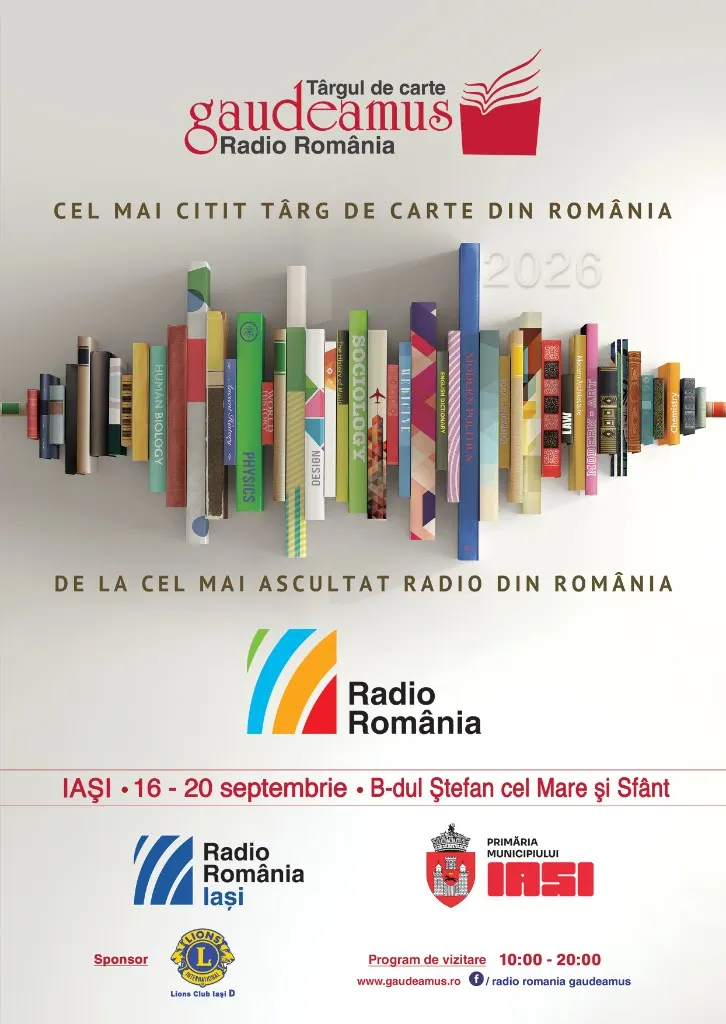 Caravana Gaudeamus revine la Iași: a șasea ediție, pe bulevard, 16–20 septembrie